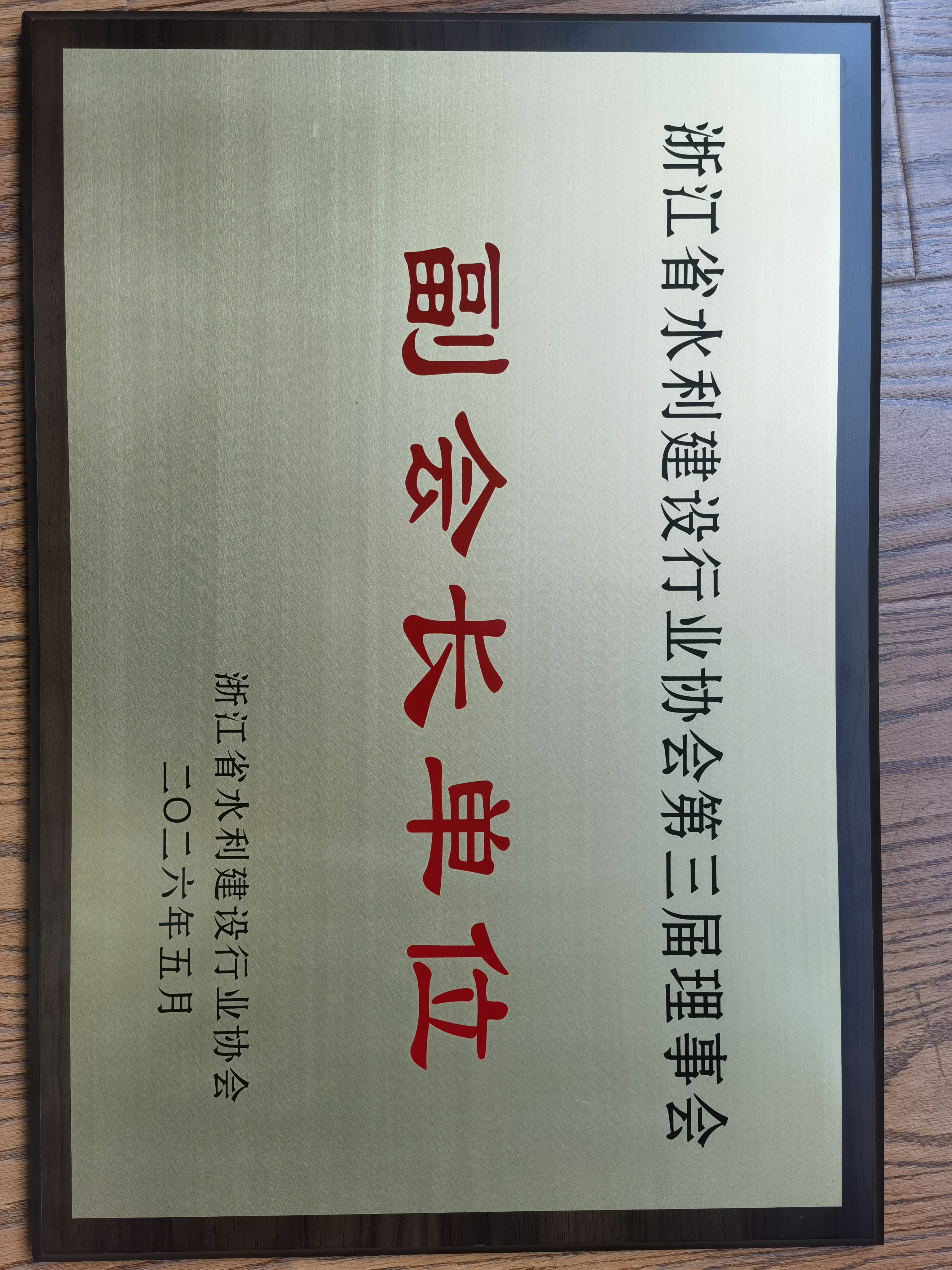 浙江省水利协会副会长单位