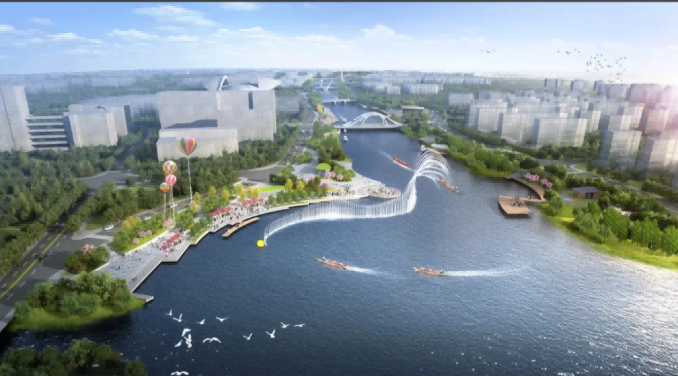 江北区洋市中心河道整治工程